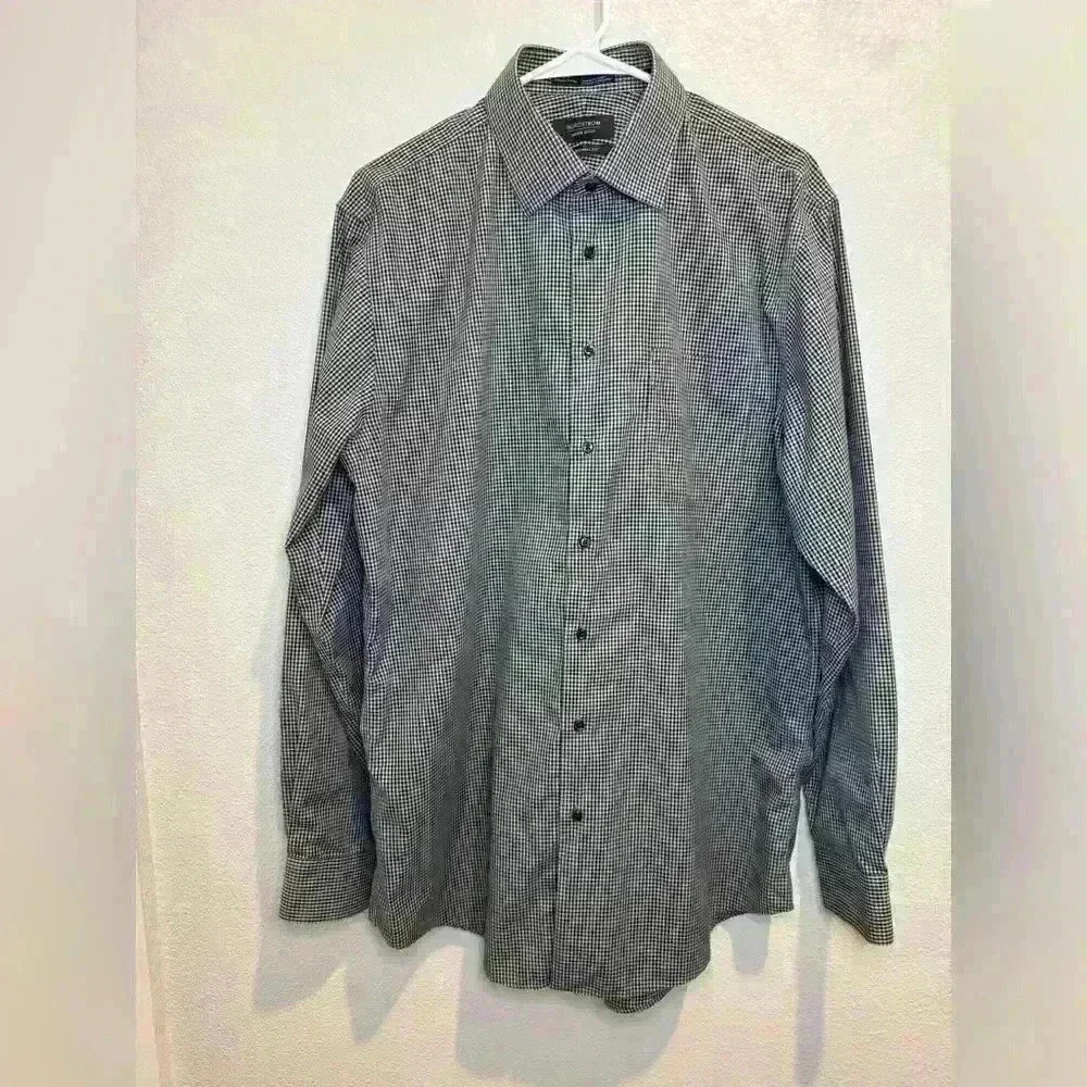 Nordstrom Men’s Long Sleeves Cotton‎ Shirt Size 16 1/2 Long